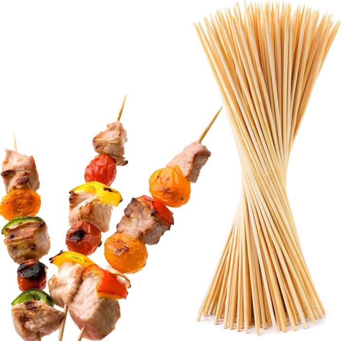 16 Inch Wooden Round Skewers (Pack of 100)